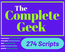 Updated for 2025! The Ultimate Mushroom Cloud Press & SpeechGeek Collection. Duo, Drama, Humor, Poetry, Prose...Over 400 Scripts!