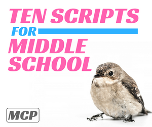 10 Scripts for Middle School - Instant Download